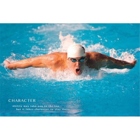 Poster Import Poster Import XPSFX1082 Michael Phelps Quote Poster Print; 24 x 36 XPSFX1082